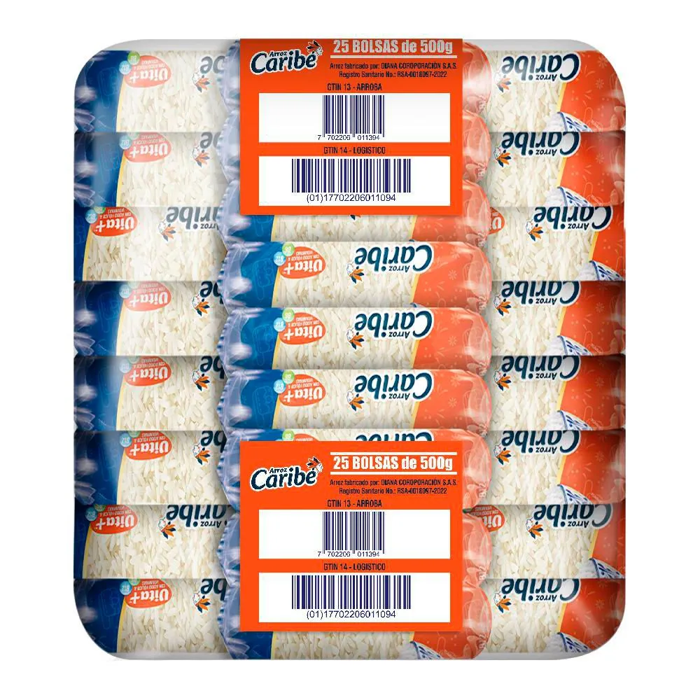 Arroz CARIBE Arroba (12500 gr)