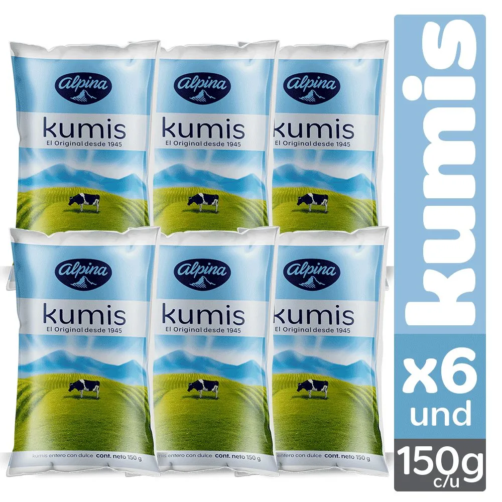 Kumis ALPINA Bolsa x6und 150gr (900 gr)