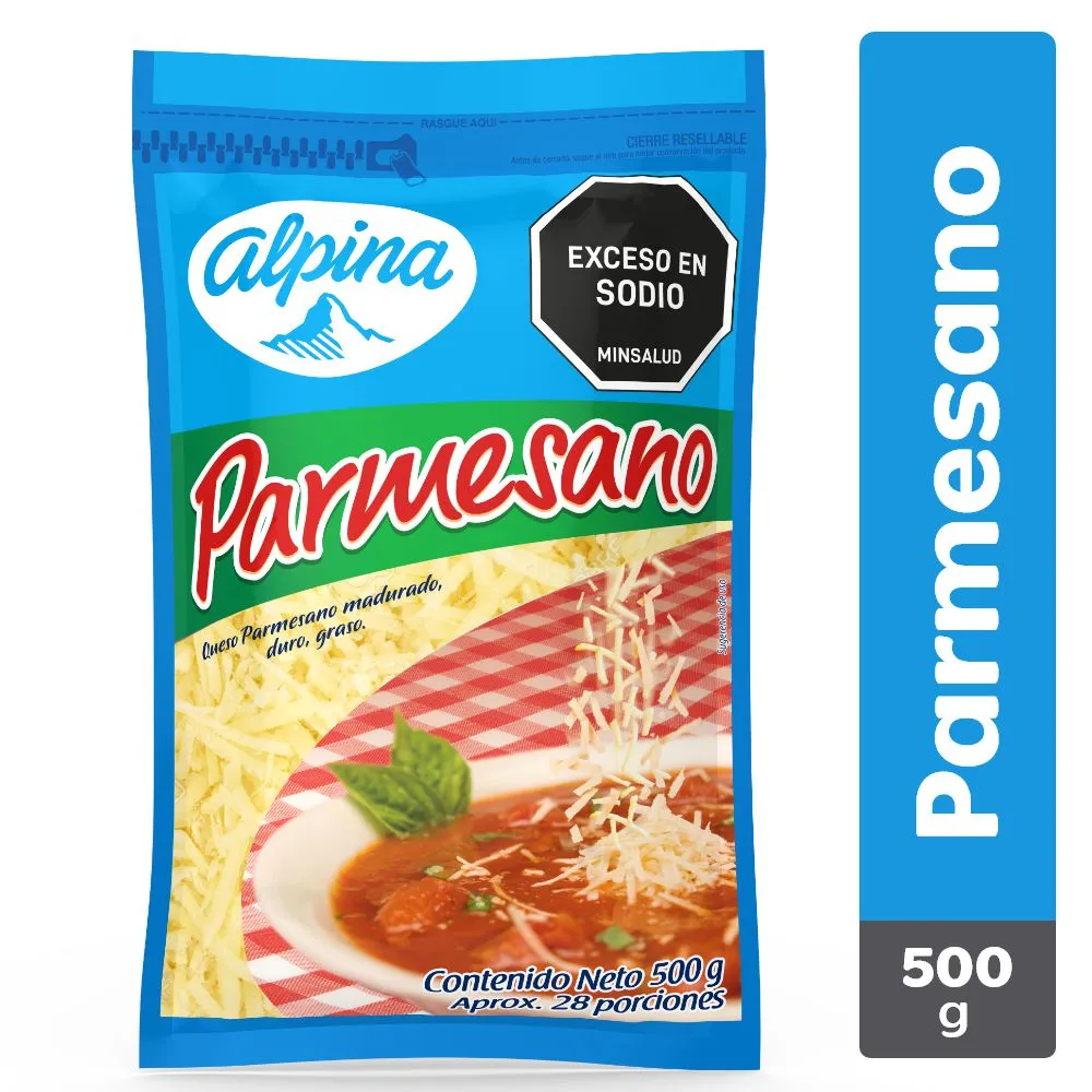 Queso Parmesano ALPINA Rallado (500 gr)