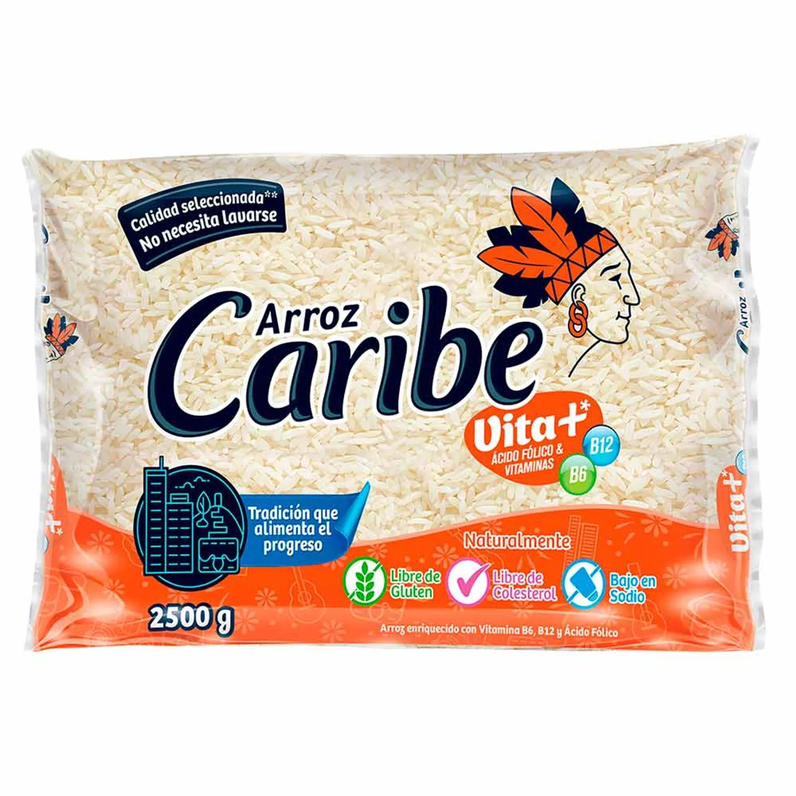 Arroz Caribe Vita+ x2500g