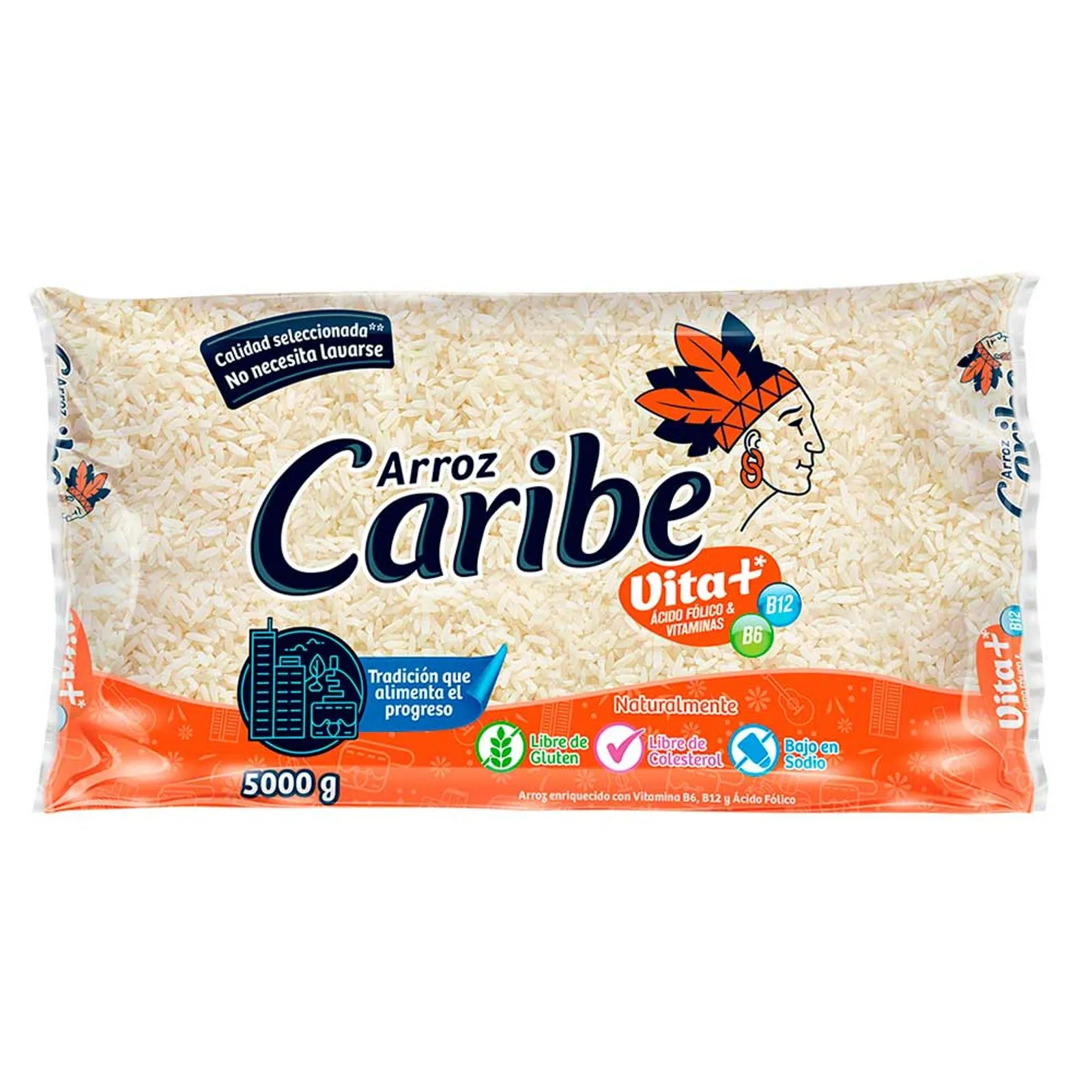 Arroz Caribe Vita+ x5000g